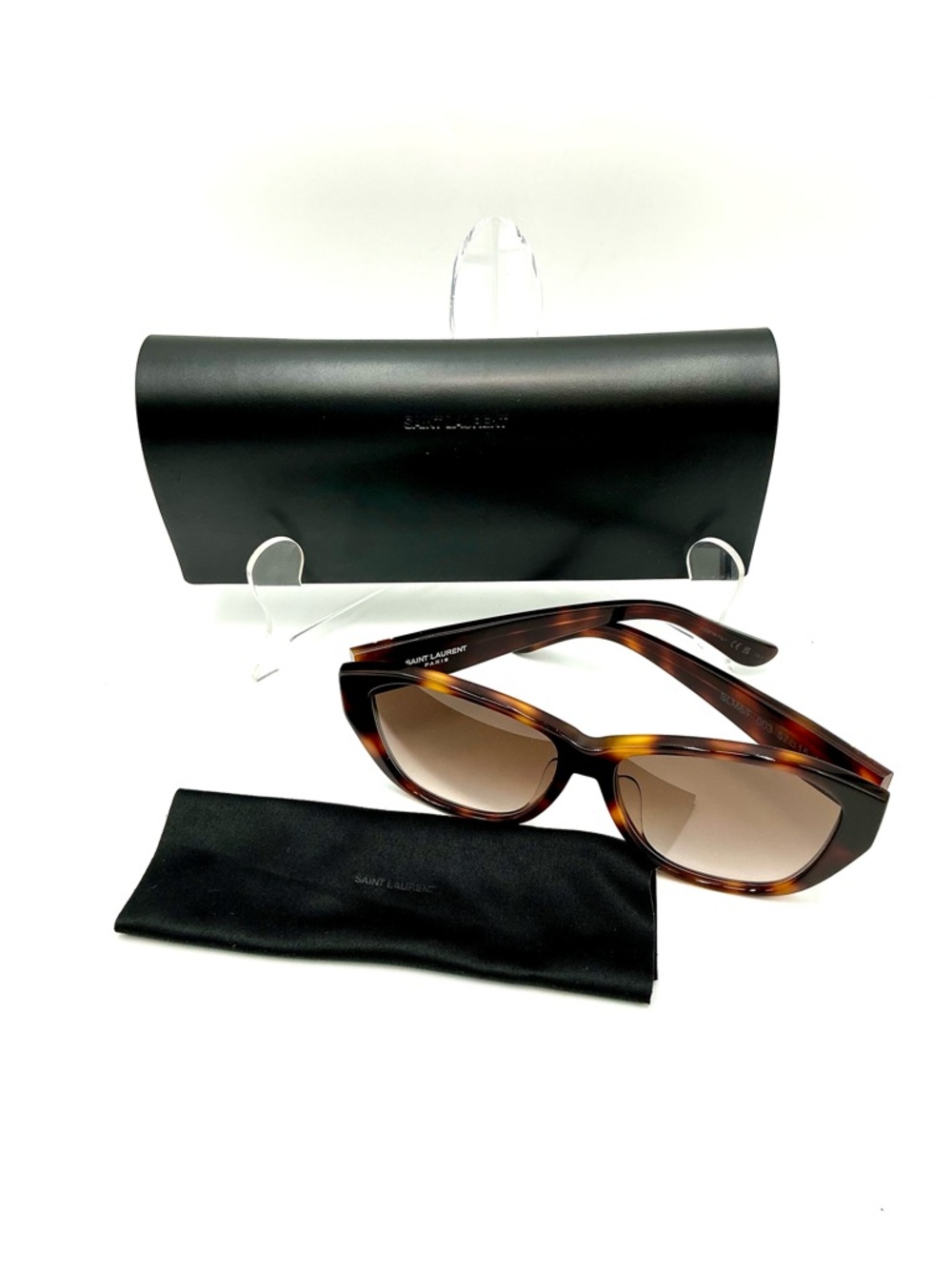 YSL Gradient Havana Brown Sunglasses #1162